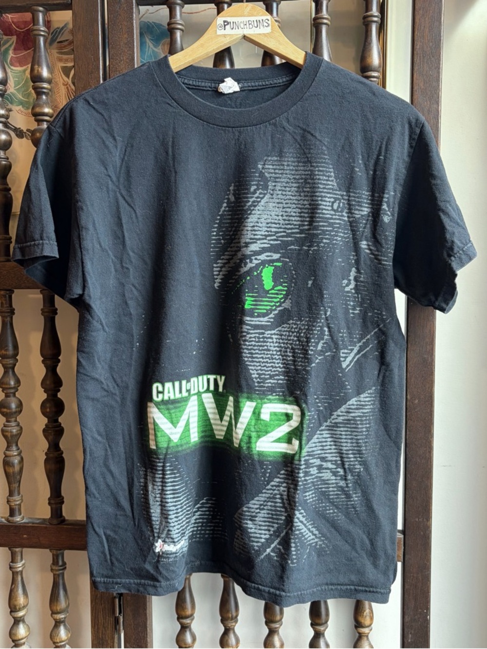 RARE Vintage Call of Duty Modern Warfare 2 Video Game Promo Infinity Ward Shirt